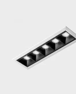 Bodovky do podhledu na 230V KOHL LIGHTING KOHL-Lighting NSES zapuštěné svítidlo s rámečkem 147x45 mm bílá-černá 10 W CRI 90 2700K Dali