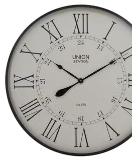 Stylové a designové hodiny Estila Stylové nástěnné hodiny Embossed 80cm