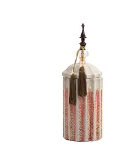 Luxusní a designové vázy a láhve Estila Designová keramická nádoba Oriental 37cm