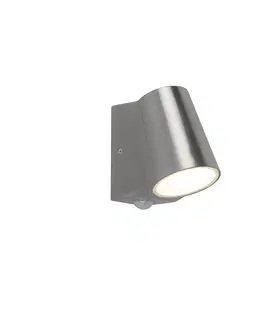 Venkovni nastenne svetlo Venkovní lampa hliníková s pohybovým senzorem vč. LED - Uma