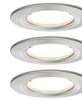 Podhledové světlo Paulmann Paulmann Nova LED spot 3ks pevný, železo