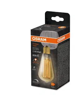 Stmívatelné LED žárovky OSRAM OSRAM Vintage 1906 E27 8,8W LED ST64 822 zlatá dim