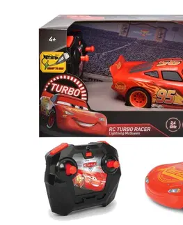 Hračky - RC modely DICKIE - Rc Cars 3 Blesk Mcqueen Turbo Racer 1:24, 17Cm, 2Kan