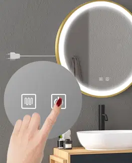 Koupelnová zrcadla Tutumi Zrcadlo LED 90cm MMJ HOM-02504