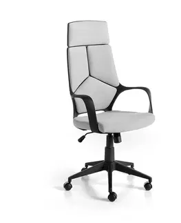 Designové a luxusní židle do pracovny a kanceláře Estila Moderní kancelářské křeslo Urbano otočné na kolečkách 127cm