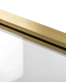 Sprchové zástěny REA/S Sprchový Rapid Slide  Brush Gold Dveře: 110 x Sprchová zástěna: 90 KPL-04711