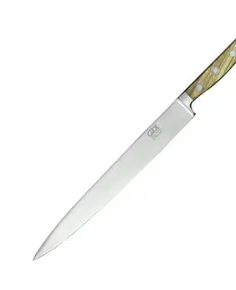 Kuchyňské nože Güde - Solingen Alpha Oliva nůž na šunku 26 cm