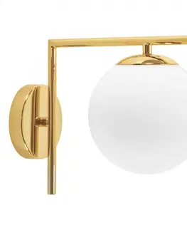 Svítidla TooLight Nástěnná lampa Ball II 40 cm zlatá