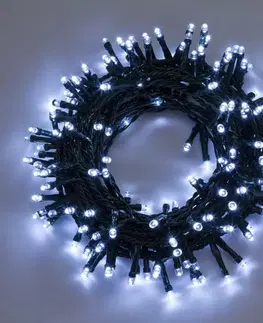 LED řetězy Xmas King XmasKing LED řetěz 12,8m 320 LED 31V venkovní, 8 programů studená bílá