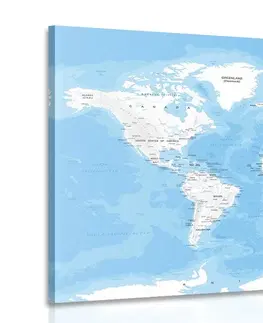 Obrazy mapy Obraz stylová mapa světa