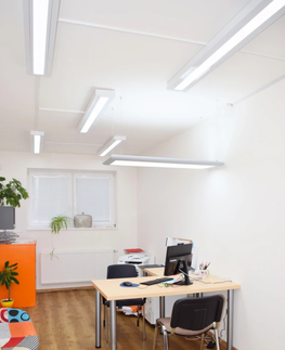 Stropní kancelářská svítidla NASLI stropní svítidlo Medea OP LED 144 cm 66 W bílá