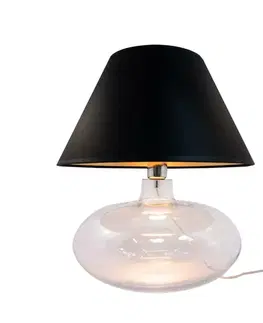 Designové stolní lampy ZUMALINE Stolní lampa ADANA čirá 5520BKGO