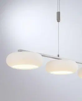 Chytré osvětlení PAUL NEUHAUS, Q-ETIENNE, LED závěsné svítidlo ocel, Smart Home ZigBee 2700-5000K 2079-55