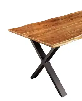 Jídelní stoly LuxD Designový jídelní stůl Massive X 180 cm akácie