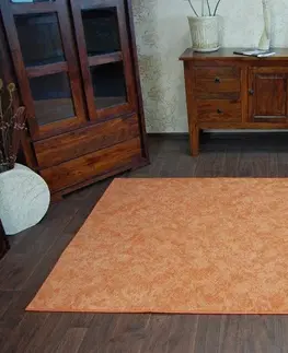 Koberce a koberečky Dywany Lusczow Kusový koberec SERENADE Hagy oranžový, velikost 500x500