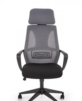 Kancelářské židle HALMAR Kancelářská židle Dedo šedá/černá