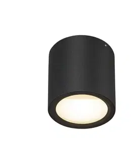 LED bodová svítidla SLV BIG WHITE OCULUS CL vnitřní LED nástěnné a stropní přisazené svítidlo černé DIM-TO-WARM 2000–3000 K 1004666