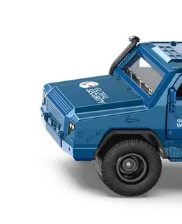 Hračky SIKU - Super - bezpečnostní auto pro přepravu peněz a cenností s nálepkami, 1:50