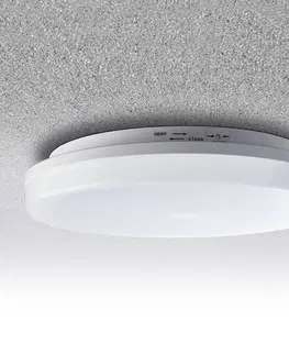 Venkovní stropní osvětlení Heitronic LED stropní svítidlo Pronto hranaté, senzor pohybu