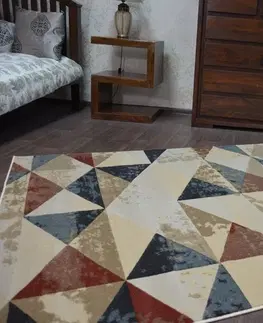 Koberce a koberečky Dywany Lusczow Kusový koberec DROP JASMINE 736 světle béžový, velikost 160x220