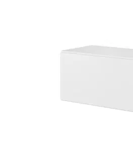 TV stolky Artcam TV stolek ROCO RO-1 roco: korpus bílý mat / okraj bílý mat / dvířka bílý mat