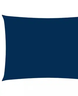 Stínící textilie Stínící plachta obdélníková oxfordská látka 4 x 6 m Dekorhome Modrá