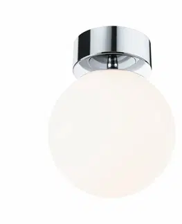 LED stropní svítidla PAULMANN Selection Bathroom LED stropní svítidlo Gove IP44 3000K 230V 9W chrom/satén
