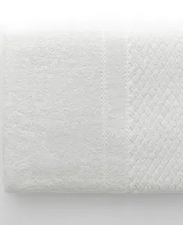 Ručníky AmeliaHome Ručník RUBRUM klasický styl 30x50 cm bílý, velikost 70x130