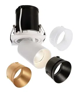 LED podhledová svítidla Light Impressions Deko-Light stropní vestavné svítidlo Rigel Mini Square Single 21-22V DC 11,00 W 3000 K 700 lm 100 mm bílá  565312