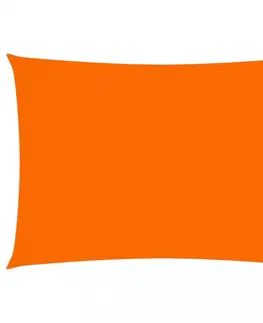 Stínící textilie Stínící plachta obdélníková 6 x 8 m oxfordská látka Dekorhome Oranžová