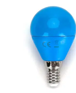 LED osvětlení  B.V. LED Žárovka G45 E14/4W/230V modrá -  