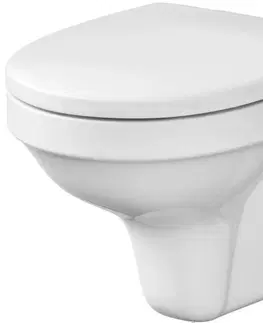 WC sedátka DEANTE Podomítkový rám, pro závěsné WC mísy bez tlačítka + WC CERSANIT DELFI + SEDÁTKO CST_WC01 X DE1