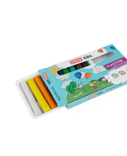 Hračky EASY - EasyCreative plastelina 10 barev/sada,160g