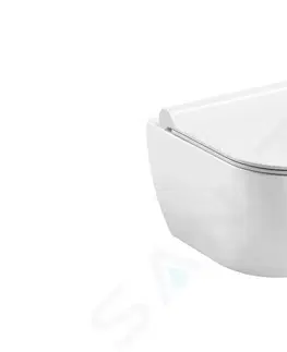 Záchody RAVAK Chrome WC závěsné Uni, RimOff, bílá X01535