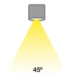 Podhledová svítidla The Light Group SLC MiniOne Pevné stropní svítidlo LED IP65 černé 930