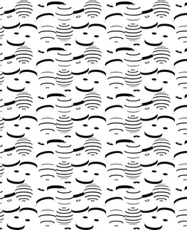 Černobílé tapety Tapeta černobílé zajímavé vzory