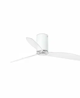 Ventilátory FARO MINI TUBE FAN, bílá/transparentní, stropní ventilátor s DC motorem