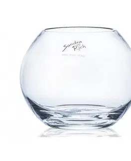 Vázy skleněné Skleněná váza Globe, 12 x 10 cm