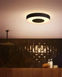 Inteligentní stropní svítidla Philips Hue Philips Hue Xamento LED stropní světlo, 38cm černá
