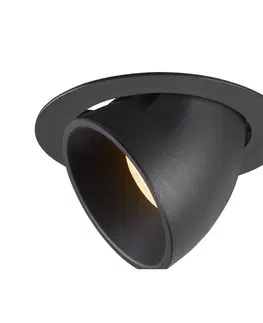 LED podhledová svítidla SLV BIG WHITE NUMINOS GIMBLE XL zápustné stropní svítidlo černé 3000 K 20° 1006047
