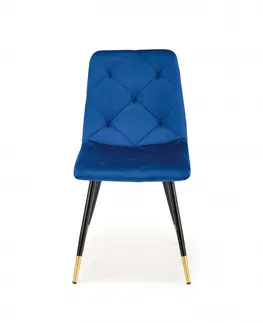 Židle Jídelní židle K438 Halmar Modrá