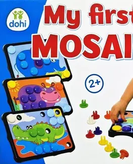 Hračky DOHÁNY TOYS - Kreativní tvoření Mozaika divoká zvířátka