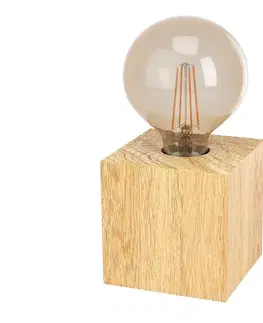 Lampy Eglo Eglo 43733 - Stolní lampa PRESTWICK 1xE27/40W/230V béžová 