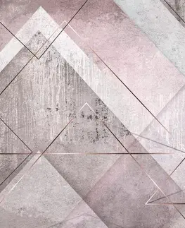 Vzorované tapety Tapeta trojúhelníková perspektiva