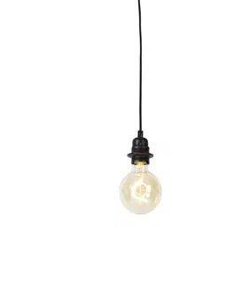 Zavesna svitidla Moderní závěsná lampa černá stmívatelná - Cava Luxe 1