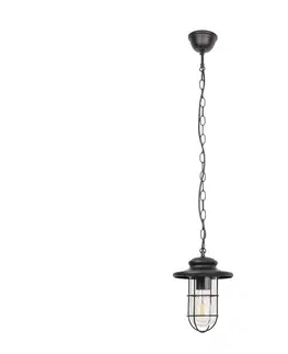 Zahradní lampy Rabalux Rabalux 8070 - Venkovní závěsné svítidlo PAVIA 1xE27/60W/230V IP44 