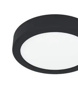 Svítidla Eglo Eglo 900637 - LED Koupelnové stropní svítidlo FUEVA LED/11W/230V IP44 černá 