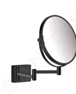 Koupelnová zrcadla HANSGROHE AddStoris Kosmetické nástěnné zrcátko, matná černá 41791670
