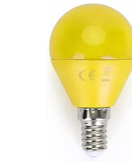 LED osvětlení  B.V. LED Žárovka G45 E14/4W/230V žlutá -  