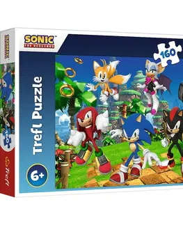 Puzzle Trefl Puzzle Sonic a jeho přátelé, 160 dílků